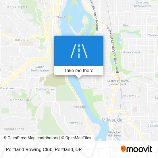 Portland Rowing Club map