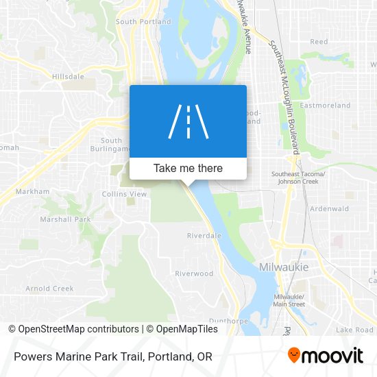 Powers Marine Park Trail map