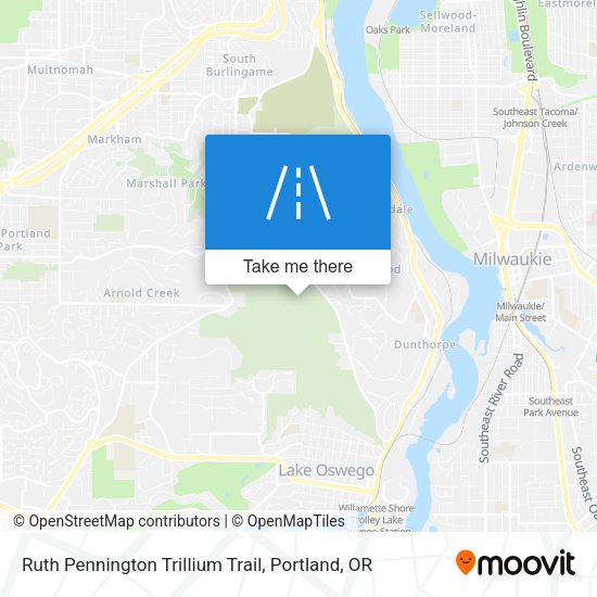 Ruth Pennington Trillium Trail map