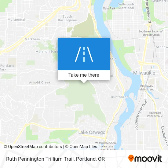 Ruth Pennington Trillium Trail map