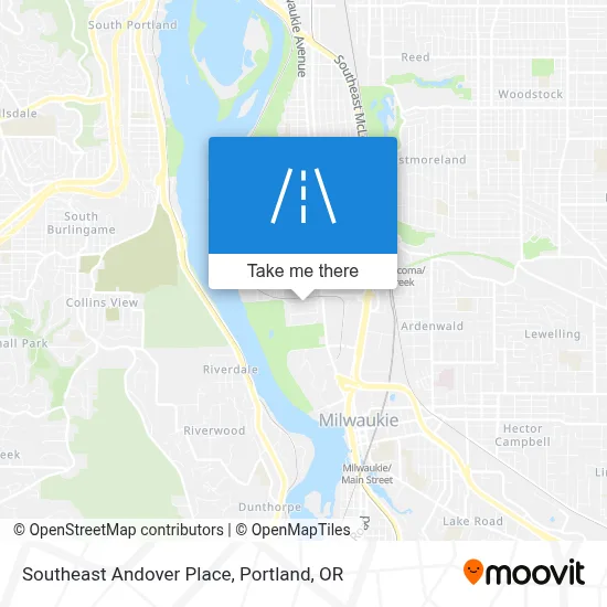 Southeast Andover Place map