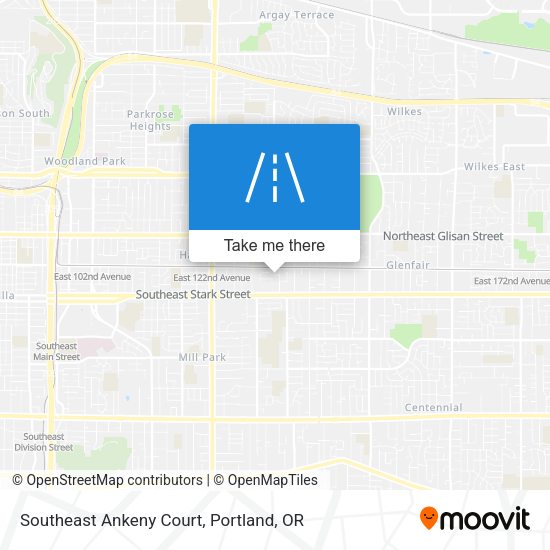 Southeast Ankeny Court map