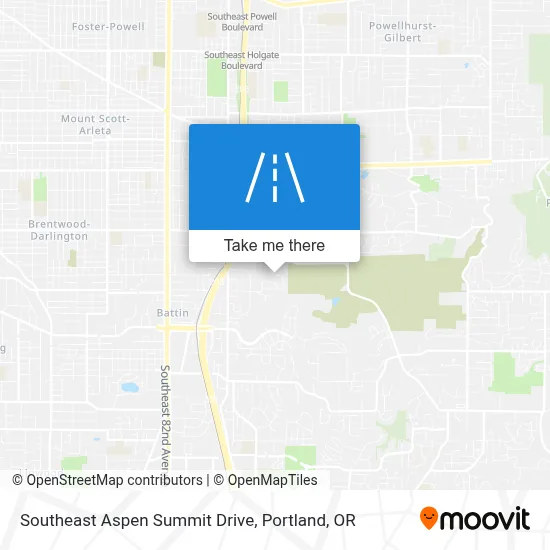 Southeast Aspen Summit Drive map