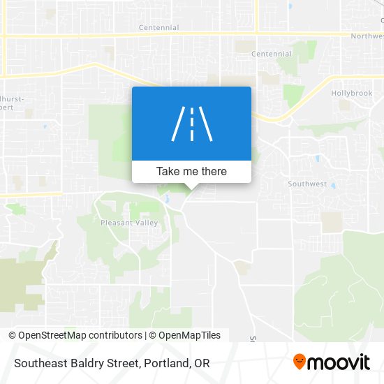 Mapa de Southeast Baldry Street
