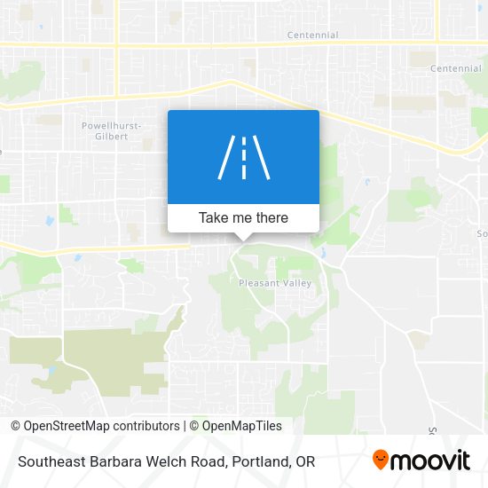 Southeast Barbara Welch Road map