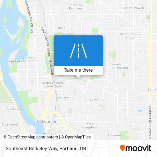 Mapa de Southeast Berkeley Way