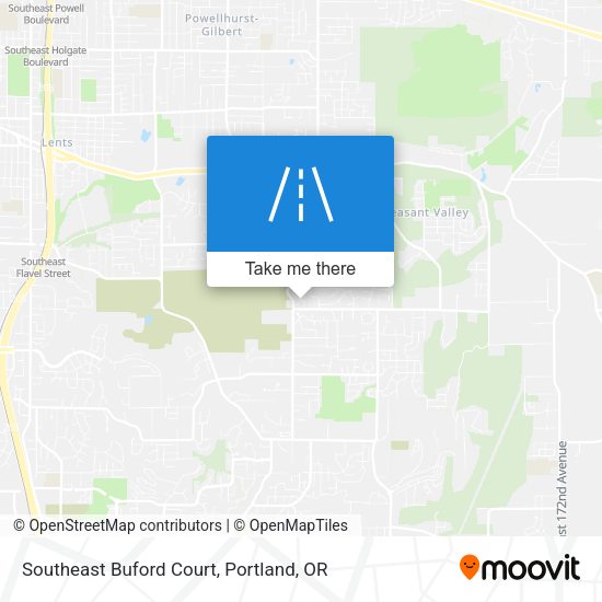Mapa de Southeast Buford Court