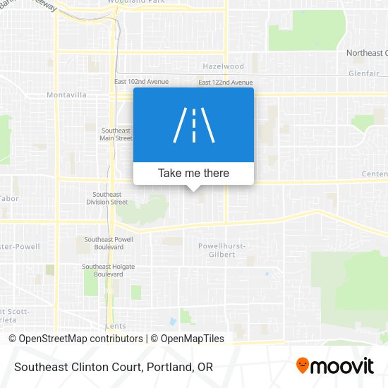 Southeast Clinton Court map
