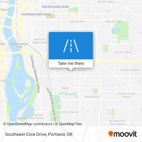 Mapa de Southeast Cora Drive