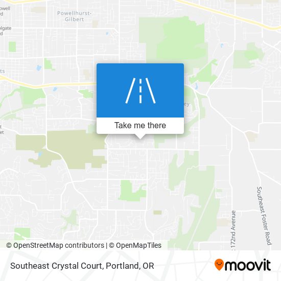 Southeast Crystal Court map