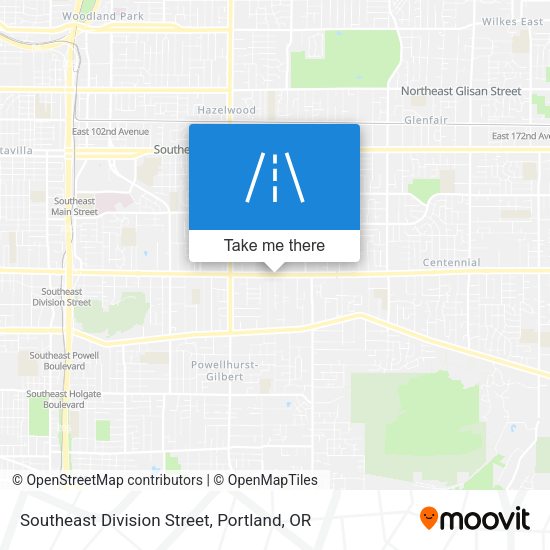 Mapa de Southeast Division Street
