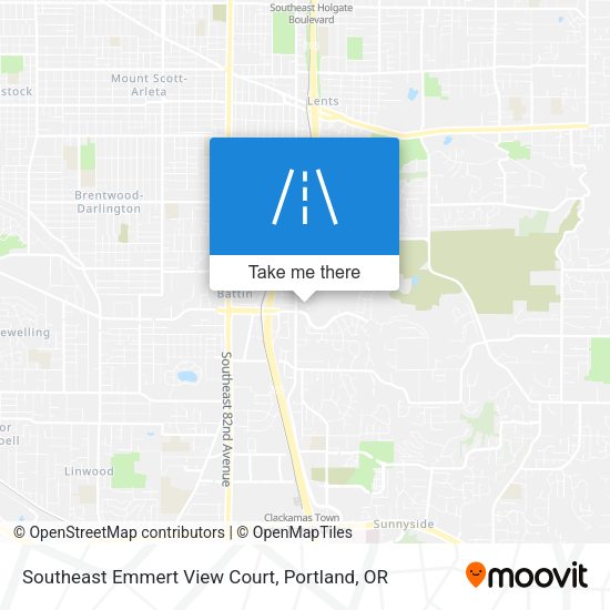 Southeast Emmert View Court map