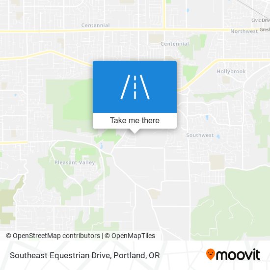 Southeast Equestrian Drive map
