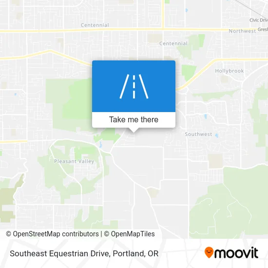 Southeast Equestrian Drive map