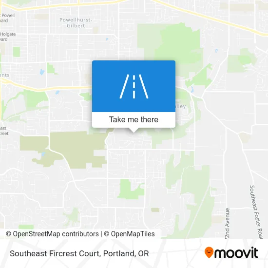 Southeast Fircrest Court map