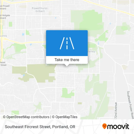 Southeast Fircrest Street map
