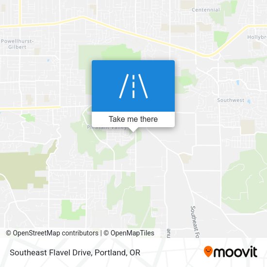 Mapa de Southeast Flavel Drive
