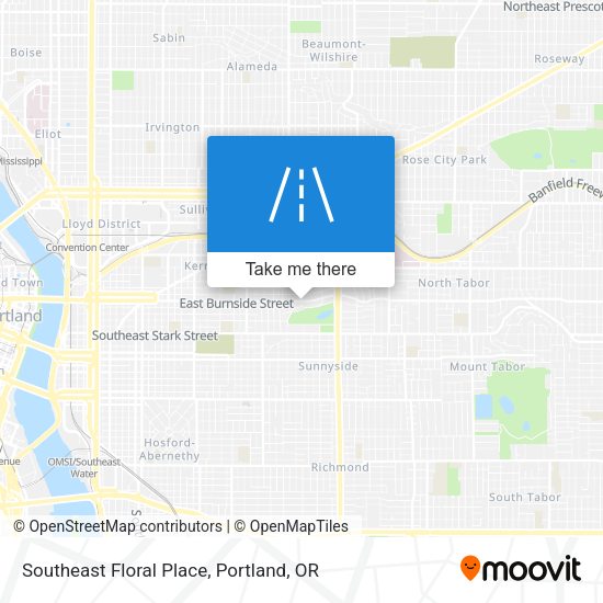 Southeast Floral Place map