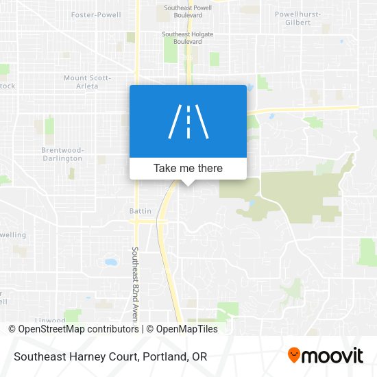 Southeast Harney Court map