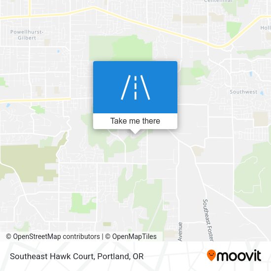 Southeast Hawk Court map
