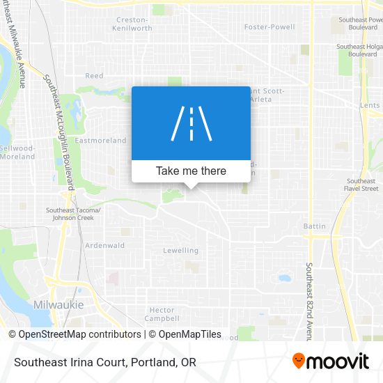 Southeast Irina Court map