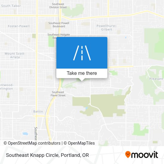 Mapa de Southeast Knapp Circle