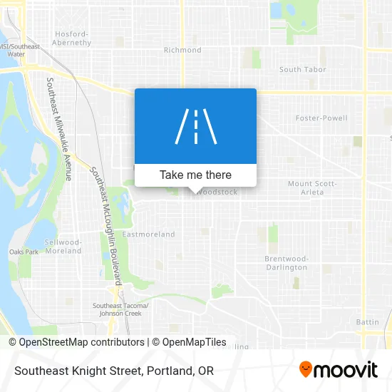 Southeast Knight Street map