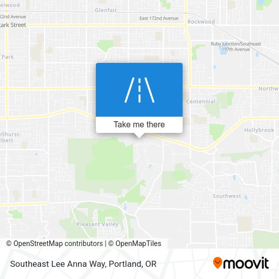 Mapa de Southeast Lee Anna Way