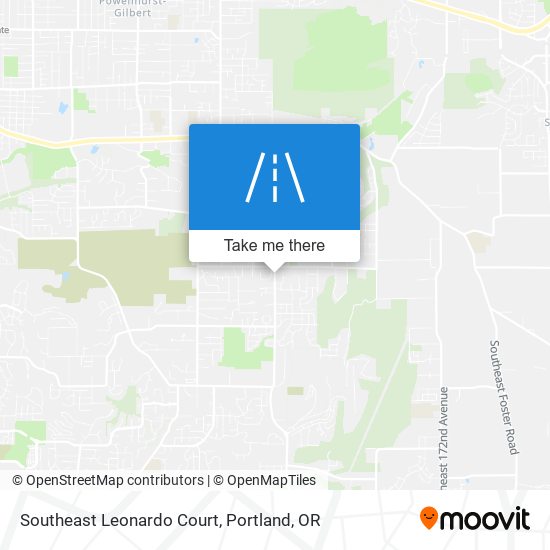 Mapa de Southeast Leonardo Court