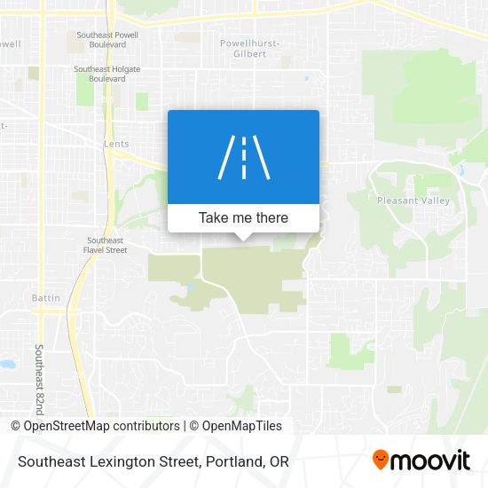 Mapa de Southeast Lexington Street