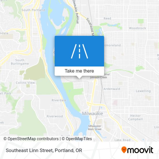 Mapa de Southeast Linn Street