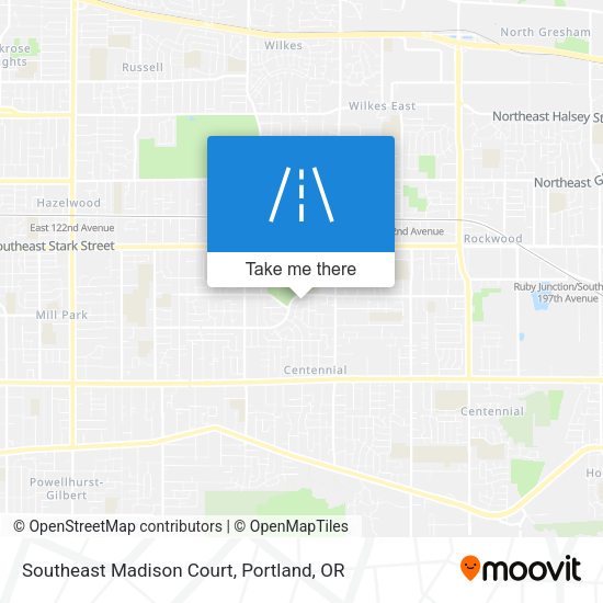 Southeast Madison Court map