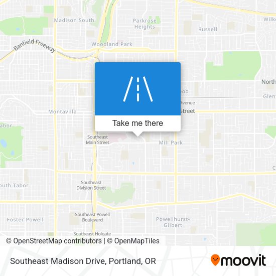 Mapa de Southeast Madison Drive