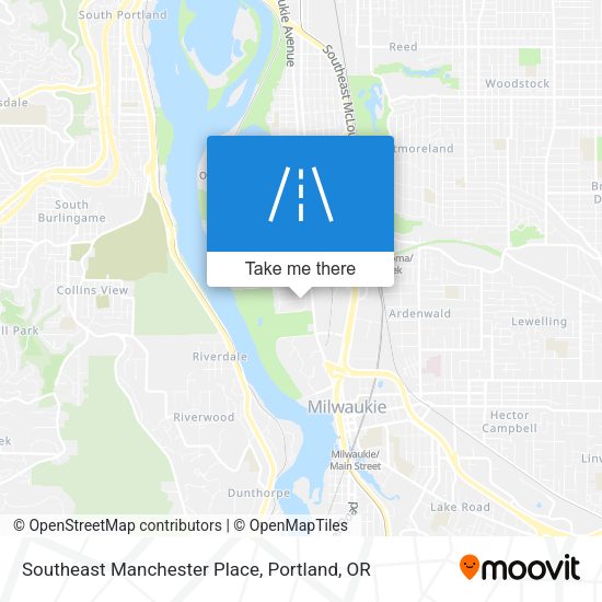 Mapa de Southeast Manchester Place