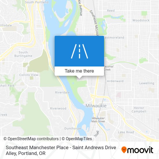 Southeast Manchester Place - Saint Andrews Drive Alley map