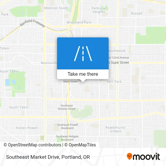 Southeast Market Drive map