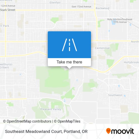 Southeast Meadowland Court map
