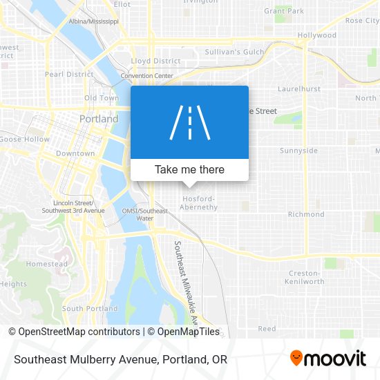 Mapa de Southeast Mulberry Avenue