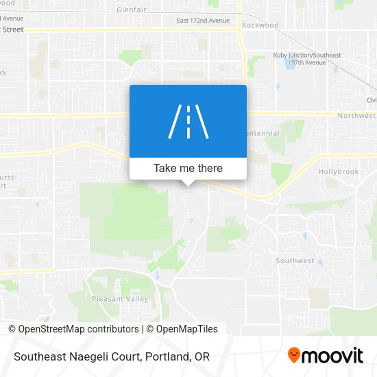 Southeast Naegeli Court map