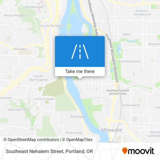 Mapa de Southeast Nehalem Street