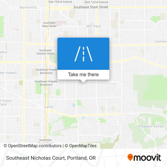 Mapa de Southeast Nicholas Court
