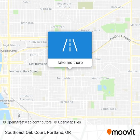 Mapa de Southeast Oak Court