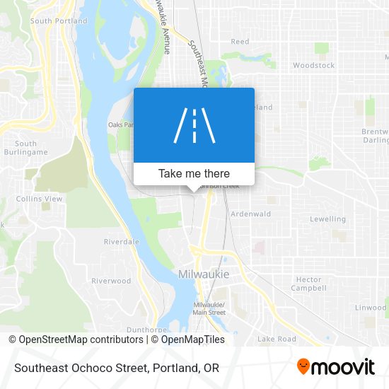 Southeast Ochoco Street map