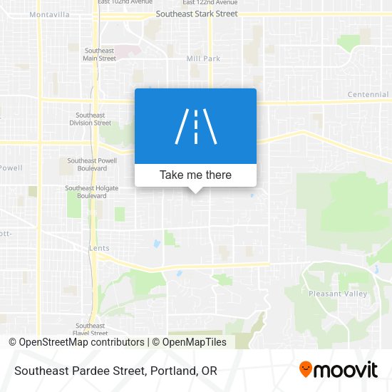 Mapa de Southeast Pardee Street