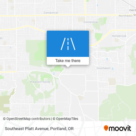 Mapa de Southeast Platt Avenue