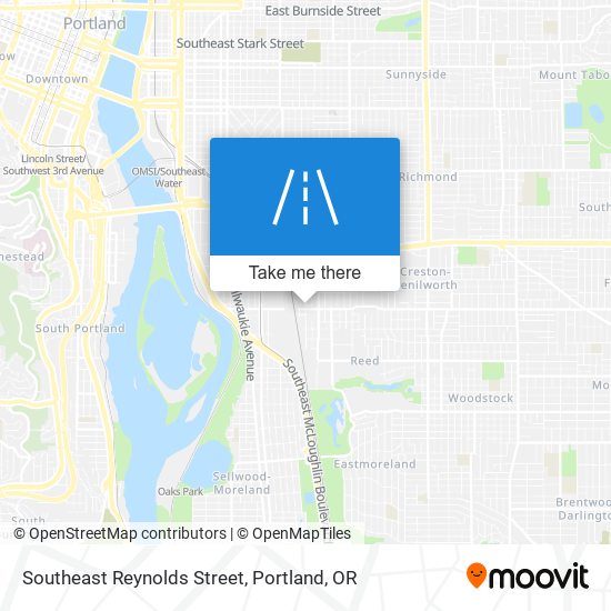 Mapa de Southeast Reynolds Street