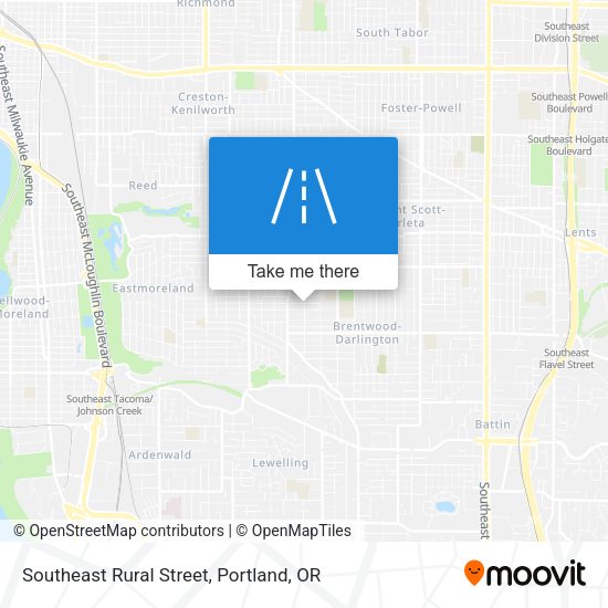Southeast Rural Street map