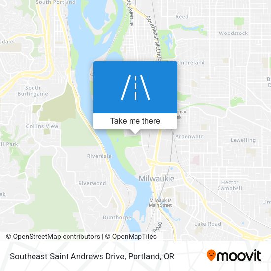 Southeast Saint Andrews Drive map