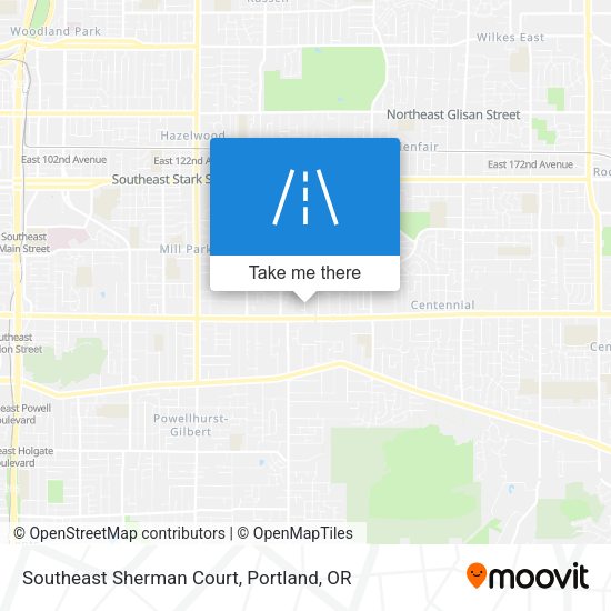 Mapa de Southeast Sherman Court