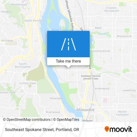 Southeast Spokane Street map